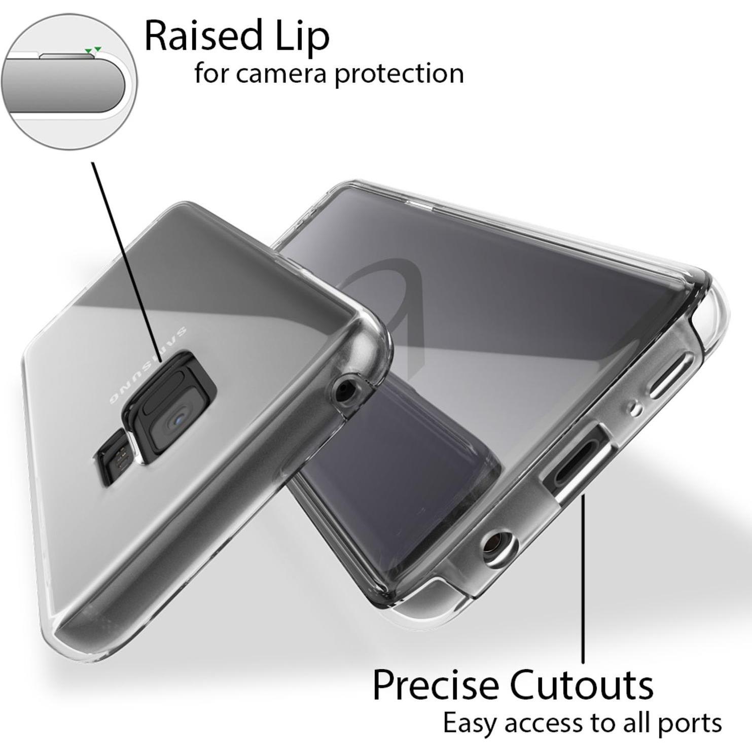 Thumbnail - Nalia 360 Grad Handyhülle (Samsung Galaxy S9), Smartphone Hülle, Transparent