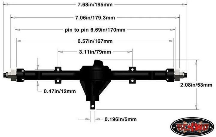 Immagine prodotto Rc4Wd Assale posteriore Ultimate Scale Yota II