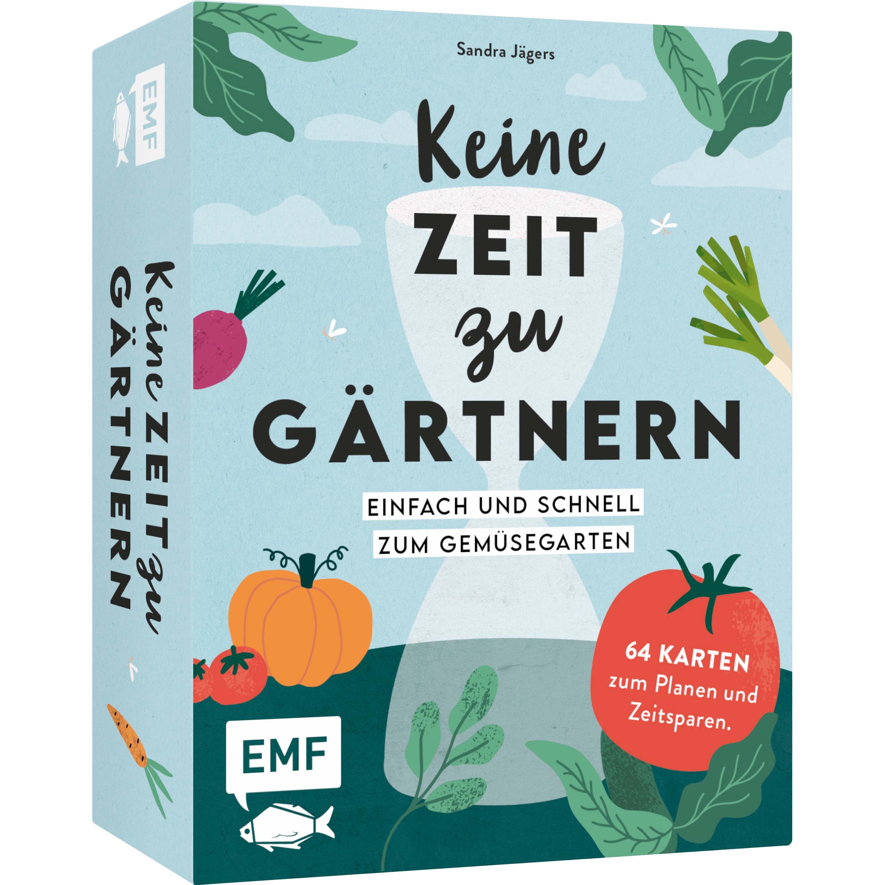 Edition Fischer Kartenset: Keine Zeit zu gärtnern - 64 Karten - Einfach und schnell zum Gemüsegarten (Deutsch)