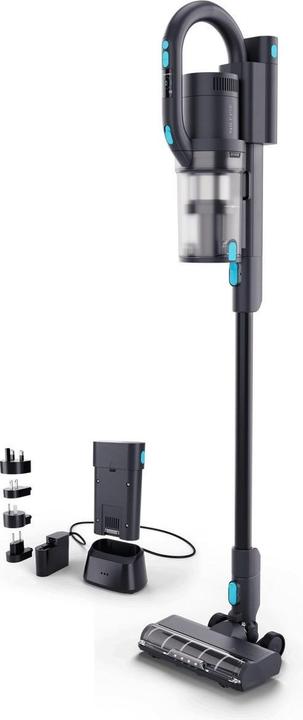 Nilfisk 128390175 VU200 Akku-Stielstaubsauger inkl. 2x Akku 29,6V / 2,45Ah Li-Ion und 2x Ladegerät