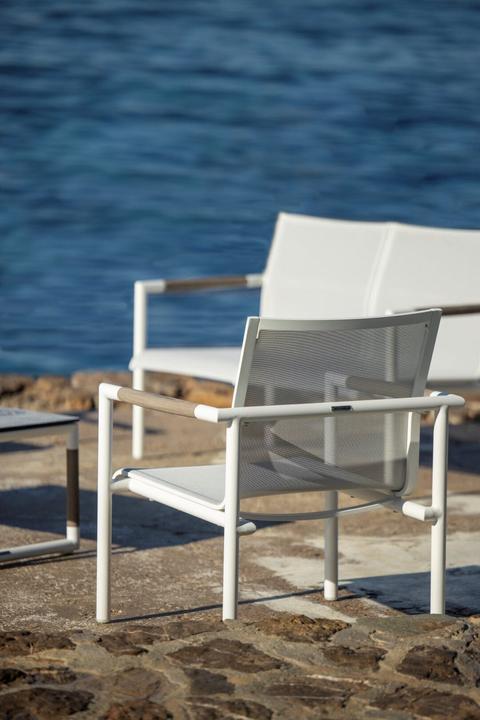 Image du produit Les Jardins Bastingage Fauteuil de jardin bas empilable