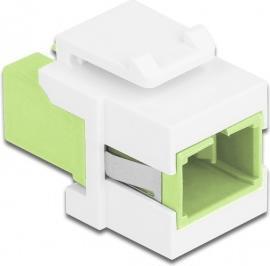 Immagine prodotto Delock Modulo Keystone presa SC simplex a presa SC simplex verde lime / bianco (Modulo Keystone)