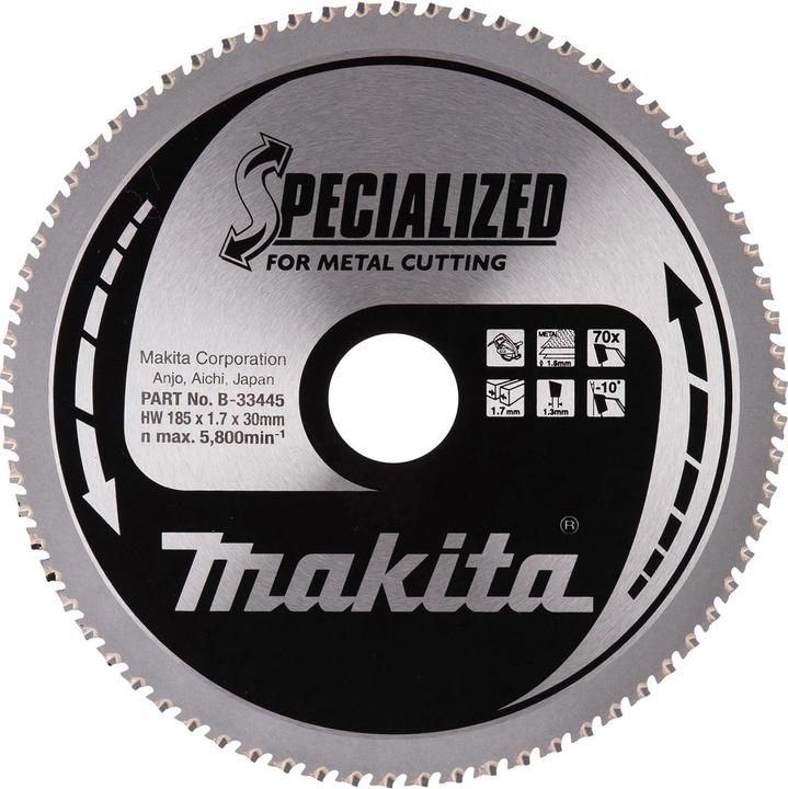 Produktbild Makita SPECIALIZED Sägeb.185x30x70Z