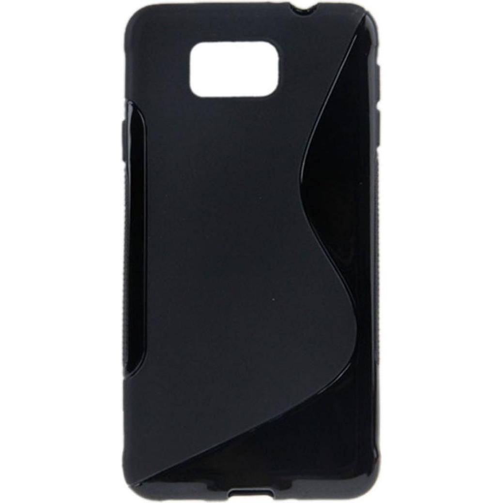 Thumbnail - König Design Handyhülle TPU Schutzhülle für Samsung Galaxy Alpha G850F Schwarz (Samsung Galaxy Alpha), Smartphone Hülle,...