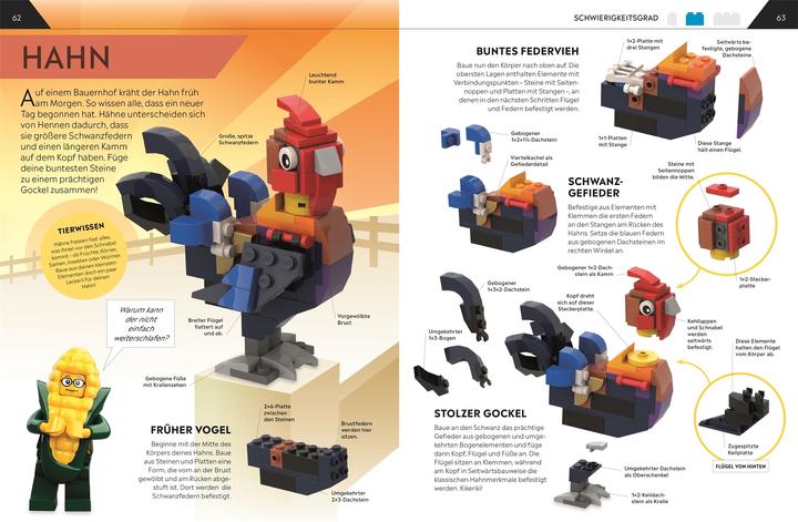 Produktbild Lego Bauideen - Tiere (Deutsch, Hannah Dolan, Jessica Farrell, Michael Schmidt, 2023)