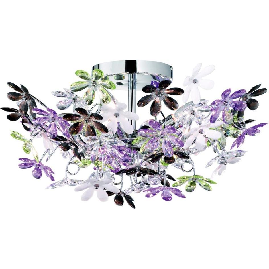 Trio, Wandleuchte + Deckenleuchte, Flower (E14)