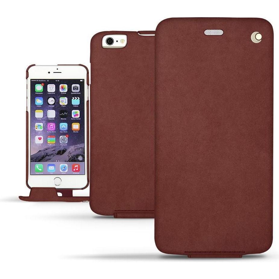 Noreve Lederschutzhülle vertikal (Apple iPhone 6 Plus), Smartphone Hülle, Rot