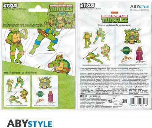 Actual product image ABYstyle TMNT - Stickers - 16x11cm 2 sheets - Turtles Splinter X5