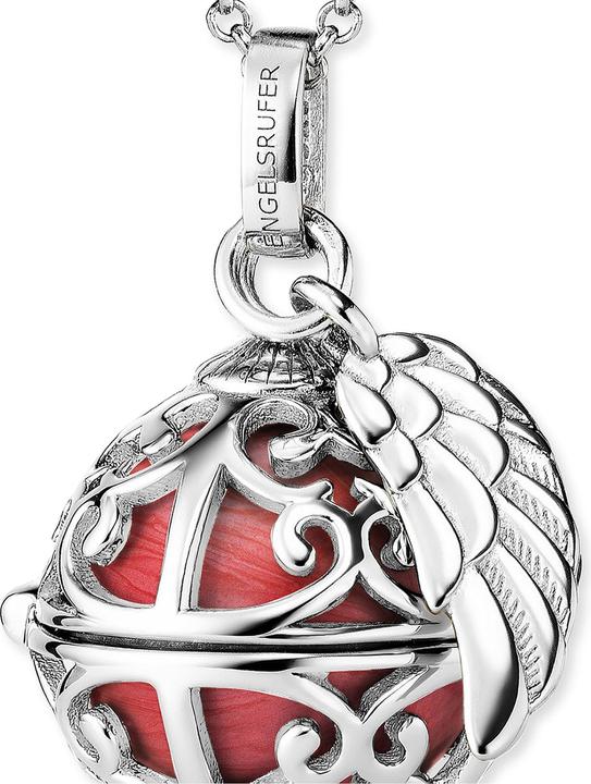 Immagine prodotto Engelsrufer Palla canterina Angelcaller con angelo d'argento (Ottone, Argento 925, 45 - 50 cm)