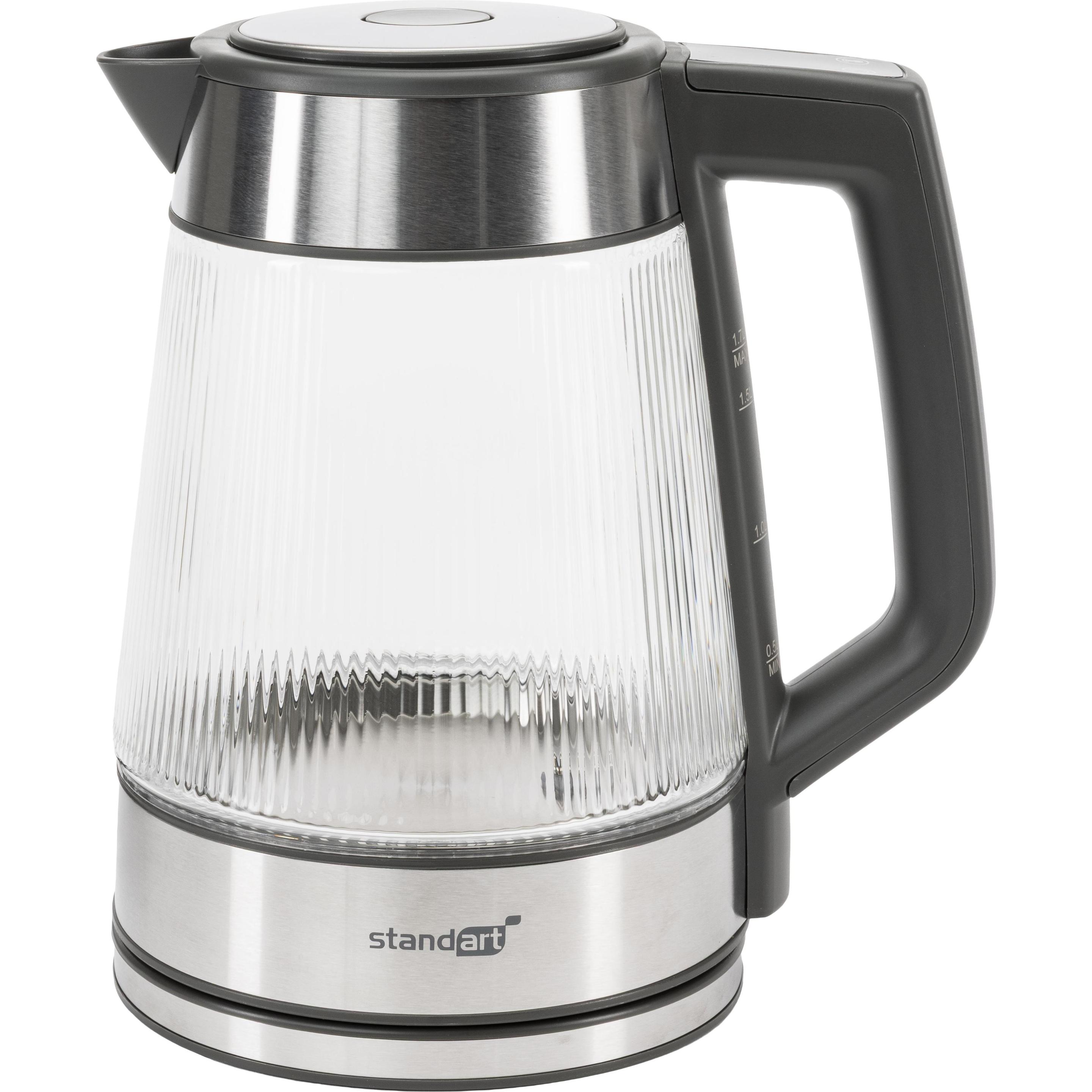 Standart Electric kettle K735MD, 1.7 l, transparent, Wasserkocher, Transparent