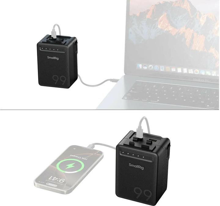 Actual product image SmallRig VB99 Lite mini V-Mount Batterie (Camera battery)