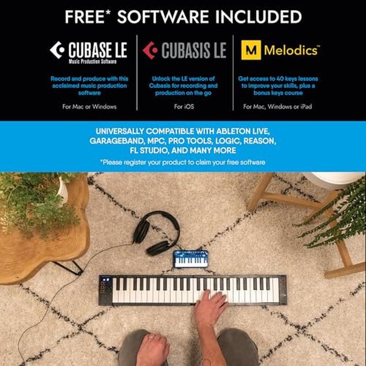 Produktbild Carry-On Folding Midi Controller 25 - Black (Keyboard)