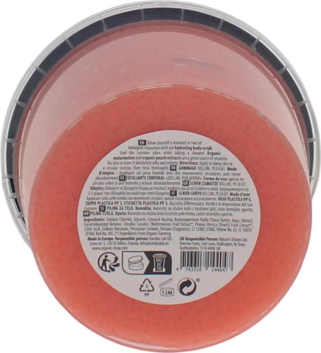 Immagine prodotto Organic Shop Scrub corpo idratante all'anguria 1Un (250 ml)
