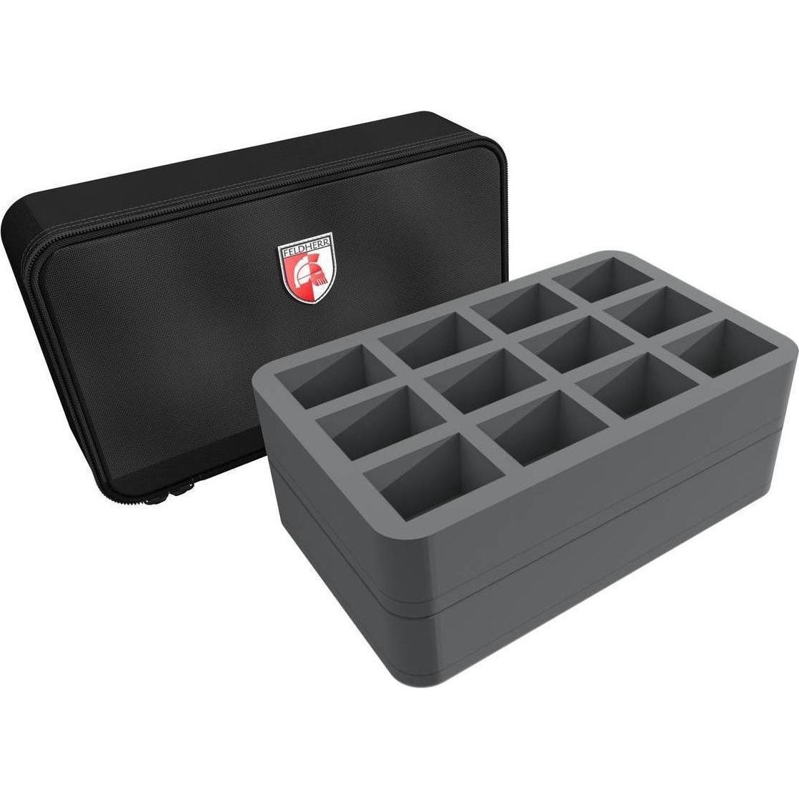 Feldherr MINI Tasche für Tabletop-Miniaturen im Massstab 1:72 (20 mm) (Schiuma solida, Tessuto)