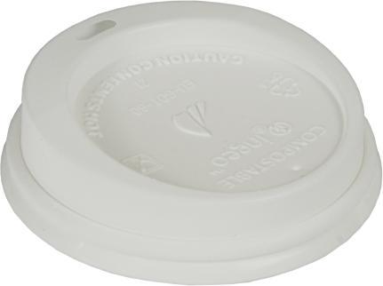 Productafbeelding Papstar 85220 Bekerdeksel (e) Polyactisch zuur (PLA) (50 x)