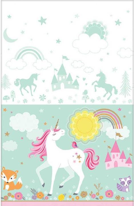 Actual product image Amscan Nappe Anniversaire Licorne (137 x 243 cm)