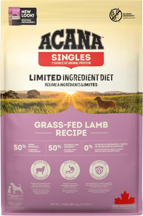 Actual product image Acana Singles Grass-Fed Lamb (Adult, 1 pcs., 6000 g)
