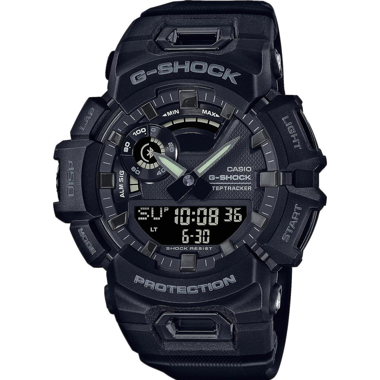 G-Shock, Armbanduhr, G-Squad, Schwarz, (Analoguhr, Digitaluhr, 48.90 mm)