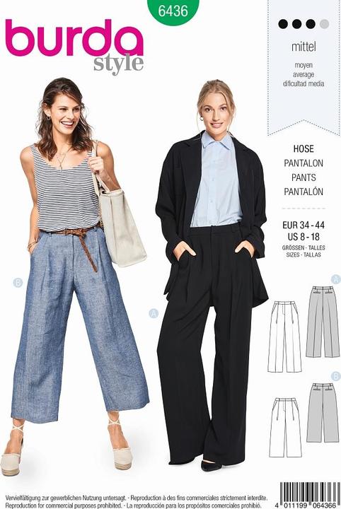 Produktbild Schnittmuster Hose