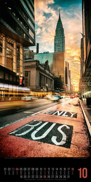 Image du produit Inside New York Kalender 2026 (33 x 66 cm, Couverture rigide, Anglais, Français, Allemand)