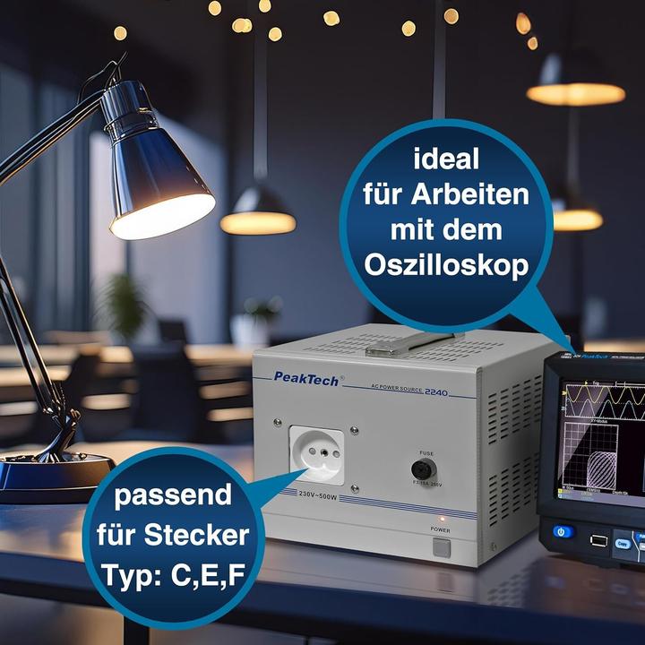 Immagine prodotto Peaktech P 2240 Trenntransformator