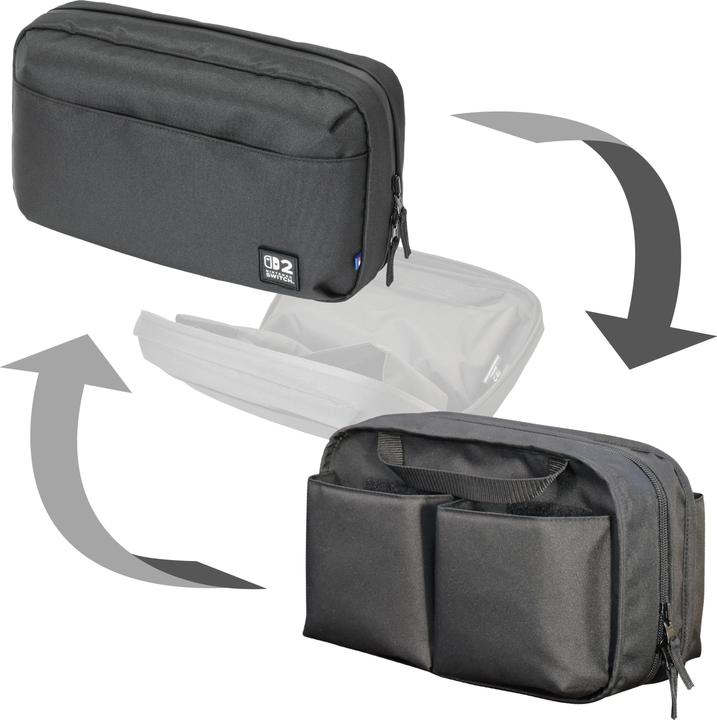 Actual product image HORI NSW2 Tasche Travel wendbar offiziell lizenziert (Switch, Switch 2, Switch OLED)