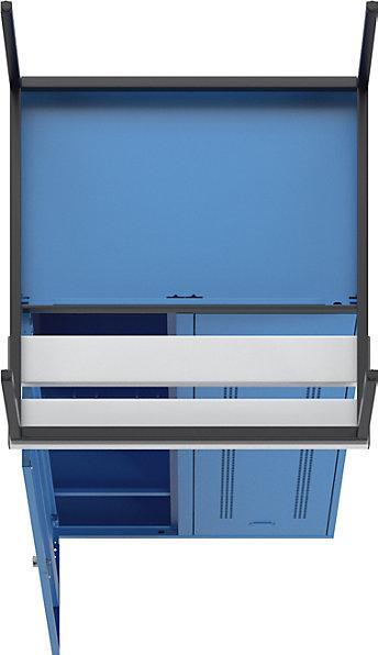 Actual product image Wolf Clothes locker with bench underneath (80 cm, 214 cm)