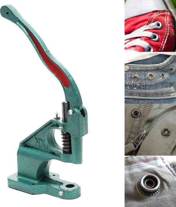 Produktbild Wiltec Ösenpresse Ösenstanze Nietenpresse Druckknopfpresse Handpresse Werkzeug Ösen
