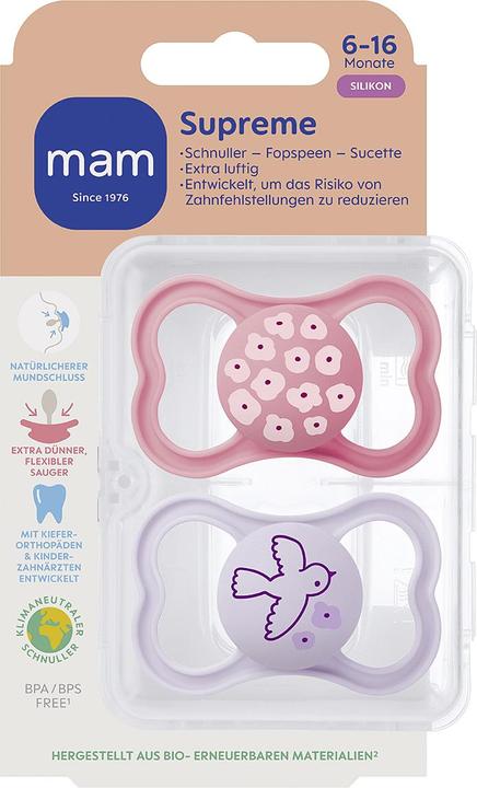 Actual product image MAM Supreme Sili (2 x, 6 - 16 M.)