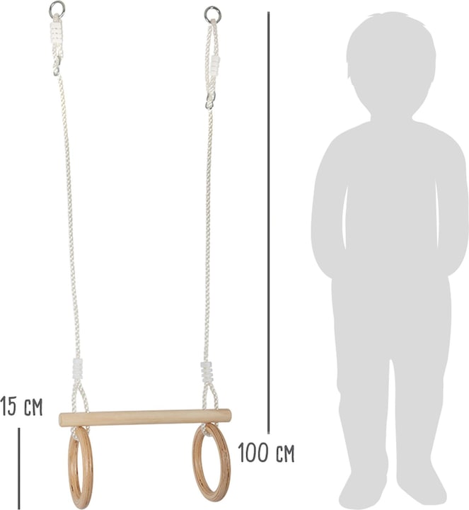 Produktbild small foot Trapez mit Turnringen
