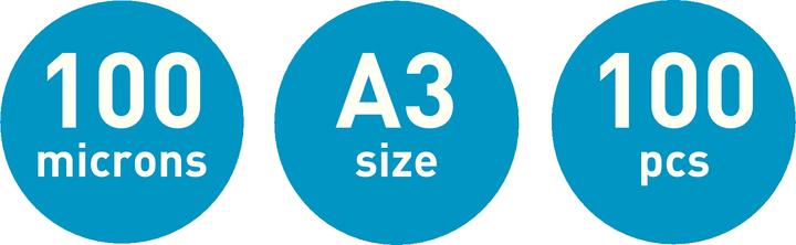 Immagine prodotto Leitz Foglio di laminazione (A3, 100 pz., 100 µm)