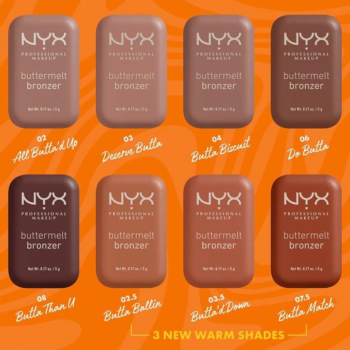Produktbild NYX Professional Make-Up Nyx Bronzer (3.5 Butta'd Down, Bronzer, 5 g)