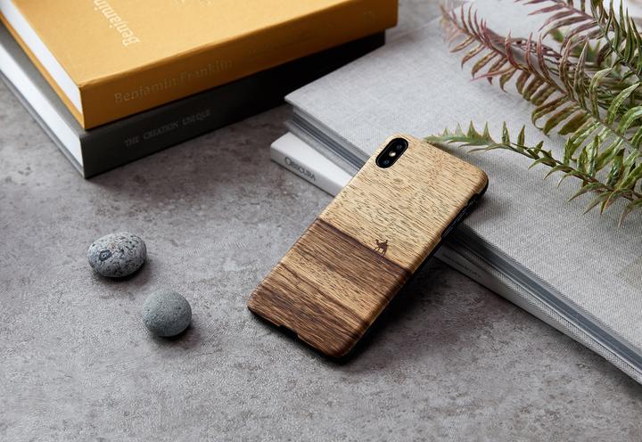 Produktbild Man&Wood SmartPhone case iPhone XS Max terra black (Apple iPhone XS Max)
