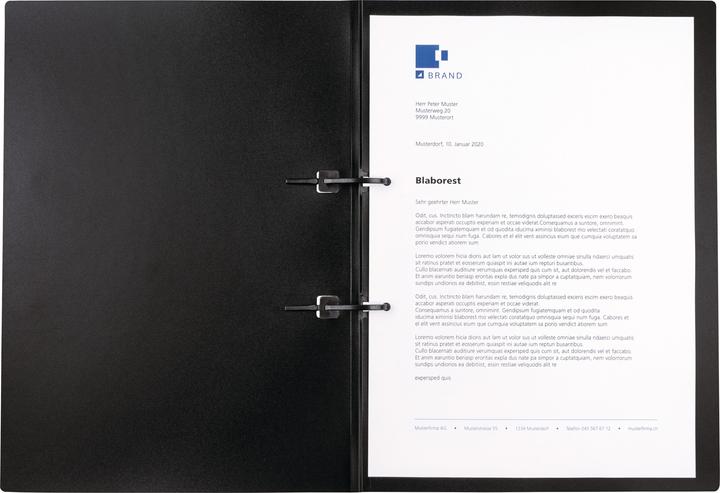 Immagine prodotto Kolma LineaVerde A4 raccoglitore a fogli mobili per il riciclaggio 2 penne nero (A4, 1x)