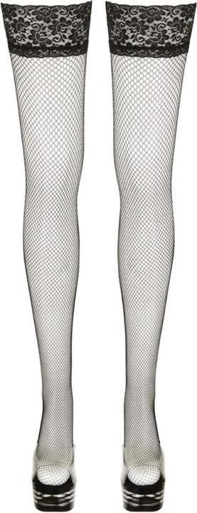 Actual product image Cottelli Collection Fish-net stockings hold-up (4)