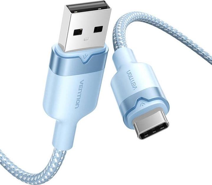 Actual product image Vention USB 2.0 A to USB-C 3A cable CTNLF 1M (blue) (1 m, USB 2.0, 60 W)
