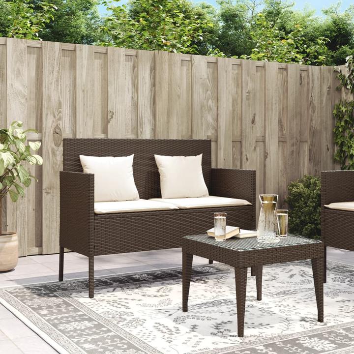Image du produit vidaXL Ensemble salon de jardin 10 pièces avec coussins