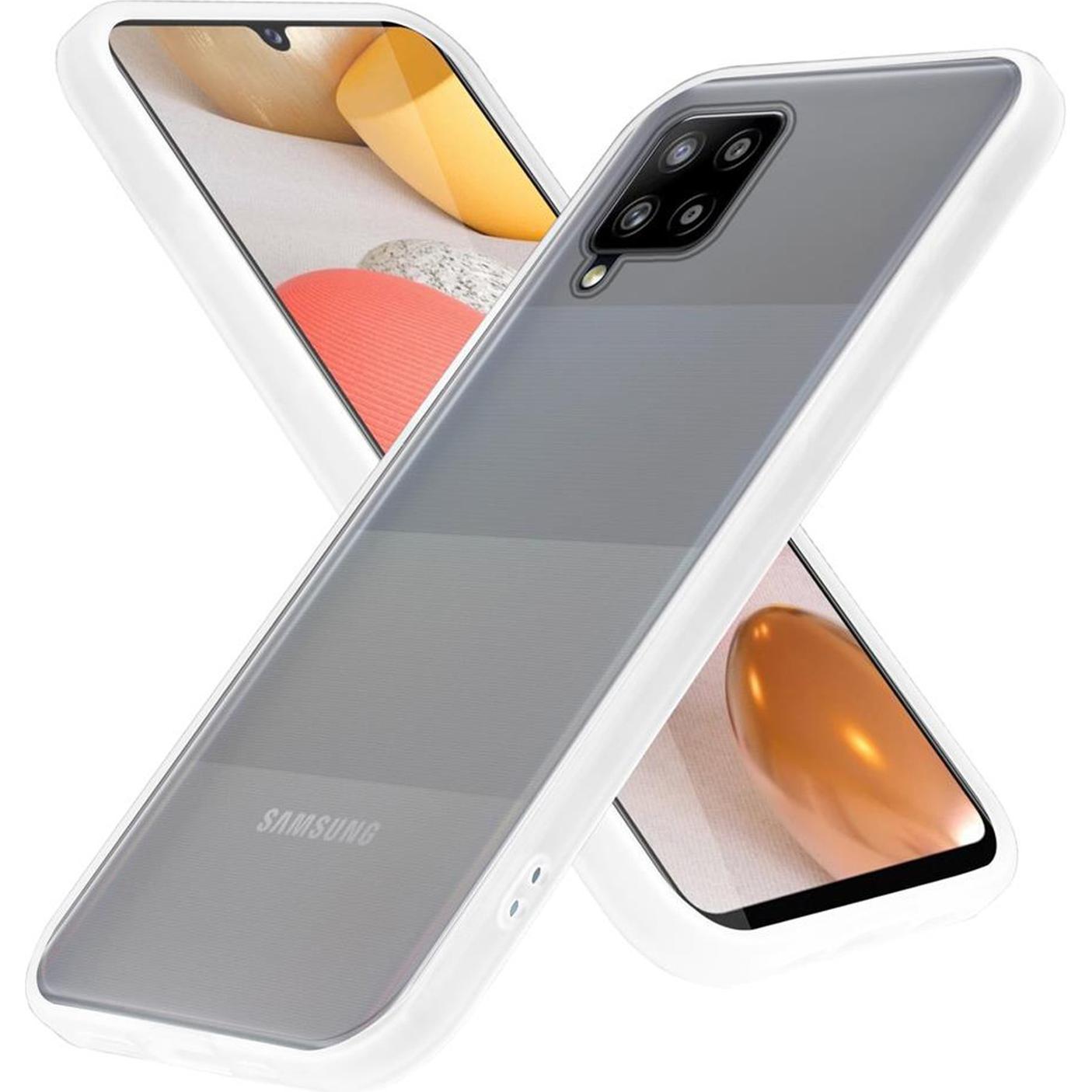 Cadorabo Hybrid Matt Cover (Samsung Galaxy A42 5G, Samsung Galaxy M42 5G), Smartphone Hülle, Transparent