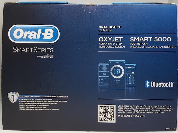 Actual product image Oral-B OxyJet Smart 5001 (Oscillating toothbrush)