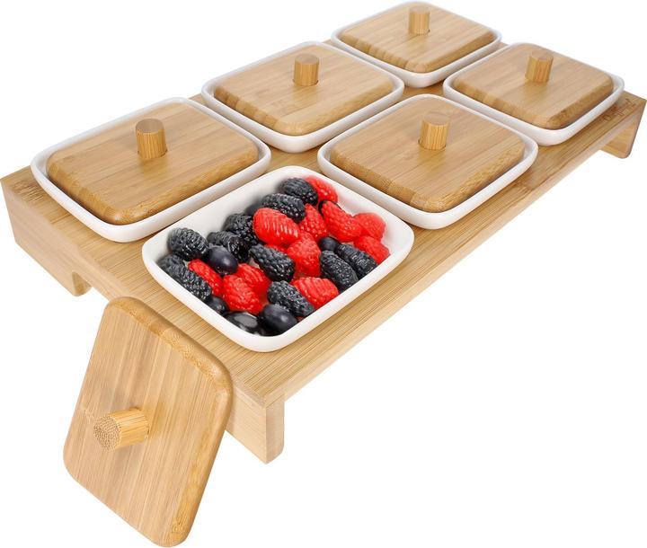 Image du produit Cheffinger Récipient à épices avec 6 bols