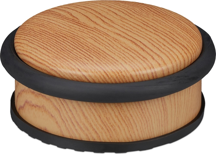 Actual product image Relaxdays Star Door Stop with Handle (1 Piece, 10.5 x 10.5 x 5 cm)