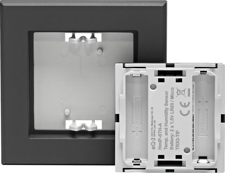 Produktbild Homematic IP Temperatur- und Luftfeuchf. Anthrazit