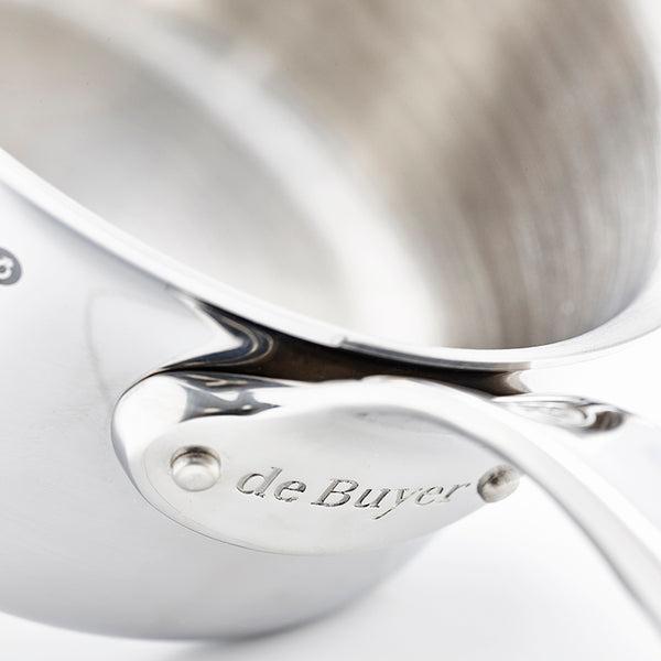 Actual product image de Buyer Affinity saucepan with lid induction (20 cm, Pot, Stainless steel)