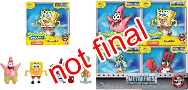 Actual product image Jada Sponge Bob Figures 2.5", Wave 1