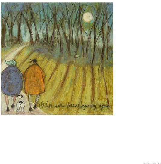 Produktbild Sam Toft Poster It's Like We're Forever Beginning (30 x 30 cm)