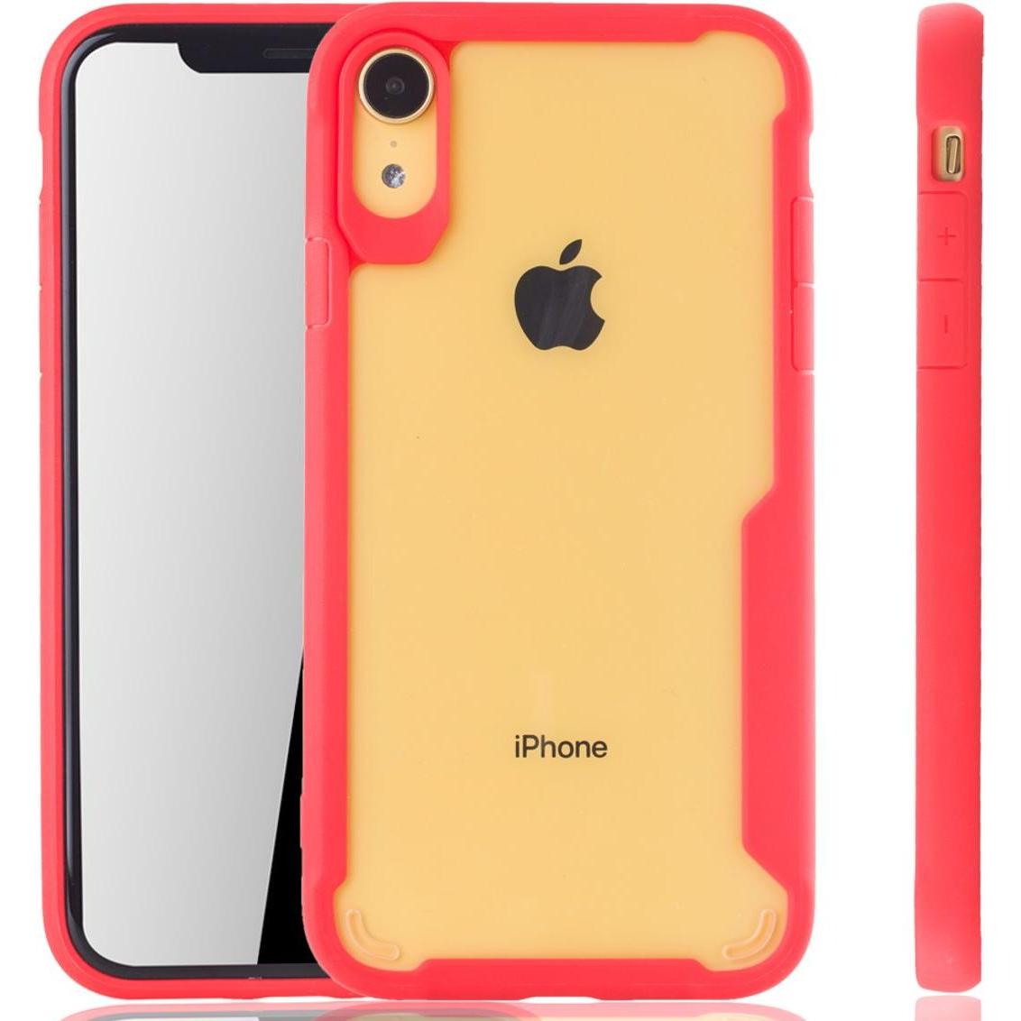 Thumbnail - König Design Apple iPhone XR Hülle Case Handy Cover Schutz Tasche Schutzhülle Bumper Etui Rot (Apple iPhone XR), Smartph...