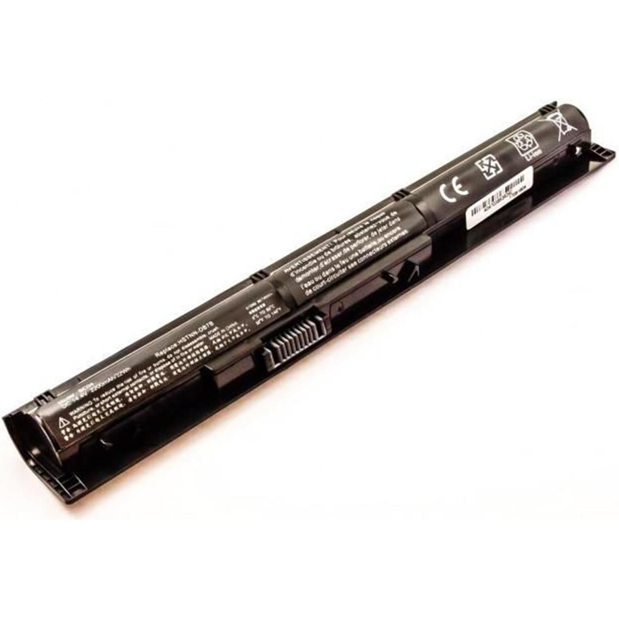 CoreParts Batteria del computer portatile (equivalente a: HP RI04, HP P3G15AA, HP RI06XL, H (4 cubicoli, 2200 mAh), Batteria per notebook, Nero