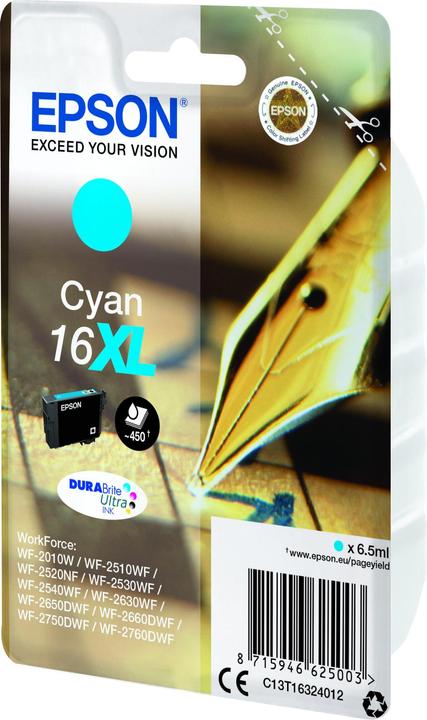 Immagine prodotto Epson 16XL DuraBrite Ultra (C)