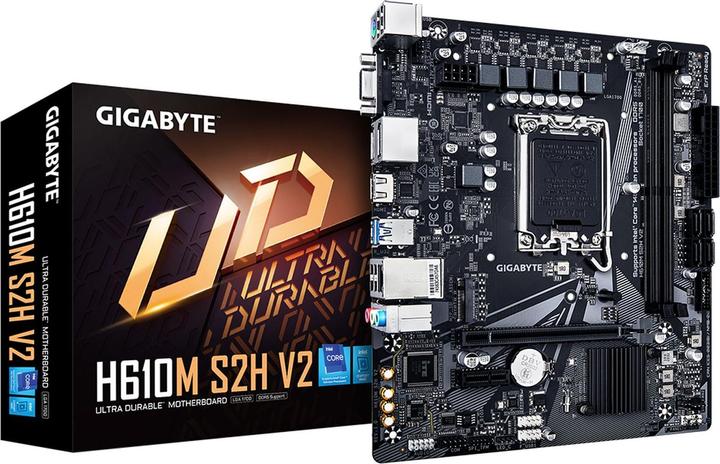 Immagine prodotto Gigabyte H610M S2H V2 (LGA 1700, Intel H610 Express, mATX)