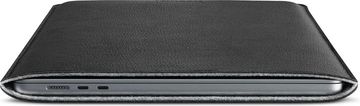 Actual product image Woolnut 15" MacBook Air Leather Sleeve, black (15")